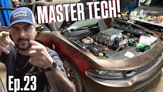 A Master Tech From Dodge Came to Fix The Driftcat!! | Manual Hellcat Charger Build Series! Ep.23