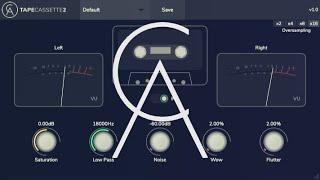 Tape Cassette 2 | Wonderful & Warm Emulation Plugin | VST3, AU, AAX, AUv3