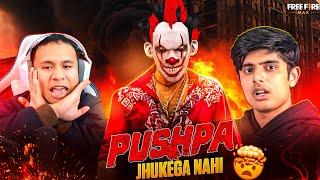 PUSHPA x FREE FIRE  PUSHPA RAJ Vs ANGRY YOUTUBER- #freefire #sudipsarakar #pushpa