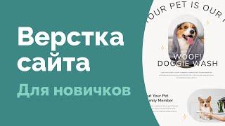 Верстка сайта для новичков. Проект Pet Spa. Часть 1. HTML, CSS верстка