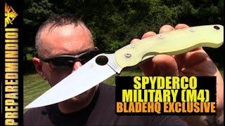 BladeHQ Exclusive Spyderco Military (CPM-M4) GAW!! - Preparedmind101