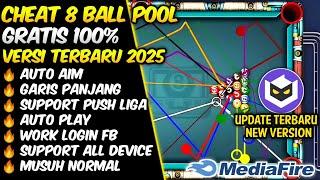 GRATIS‼️CHEAT 8 BALL POOL TERBARU 2025 NEW UPDATE AIM TOOL GARIS PANJANG OTOMATIS 3 LINE ANTI BANED