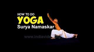 SURYA NAMASKAR - Salutation to the Sun - Yoga Asanas