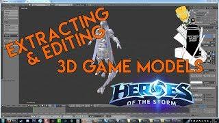 Extracting 3d models for Templates - Heroes (Hots) edition (outdated but blender part usefull)