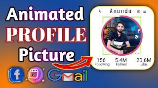 Create an ANIMATED Profile Picture for Social Media - Easy Tutorial | Jitter.Video | AR Unique Tech
