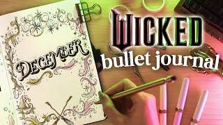 PLAN WITH ME | December 2024 Bullet Journal Setup (WICKED Theme!)