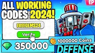 *NEW* ALL WORKING CODES FOR SKIBIDI TOWER DEFENSE IN JULY 2024! ROBLOX SKIBIDI TOWER DEFENSE CODES