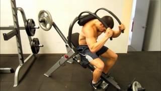 Body-Solid Semi Recumbent Ab Bench