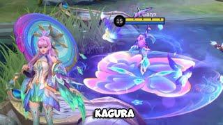 GAMEPLAY KAGURA EPIC SKIN JADE BLOSSOM || KAGURA NEW SKIN MOBILE LEGENDS || MOBILE LEGENDS NEW SKIN