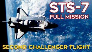 STS-7 Second Challenger Flight - 1983, Shuttle Launch, Landing, Historical Footage, Sally Ride, NASA