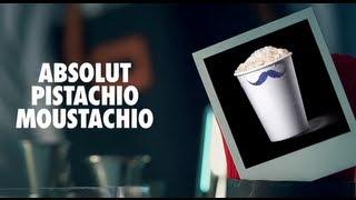 ABSOLUT PISTACHIO MOUSTACHIO