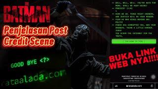 Penjelasan Post Credit Scene THE BATMAN 2022  - INDONESIA