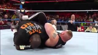 Brock Lesnar Kimura Lock On Mark Henry