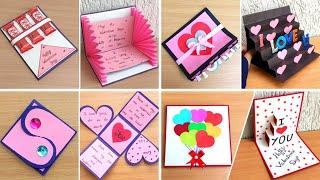 How to make Valentine's day card/Handmade Valentines Card/Valentine's day card making/Valentine card