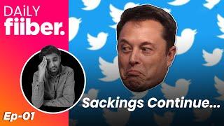 More TWITTER employees SACKED, Tesla car goes MAD and more | Daily Fiiber Ep-01