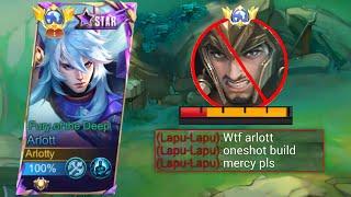 GOODBYE LAPU - LAPU THIS NEW ARLOTT BUILD WILL MAKE YOU USELESS IN RANKED GAME!! - Mlbb