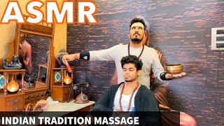 ASMR FOR SLEEP | INDIAN TRADITIONAL ANXIETY HEALING MASSAGE