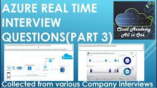 Azure real time interview Questions - Part 3