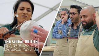 Crystelle restarts sugar dome FOUR times! | The Great British Bake Off