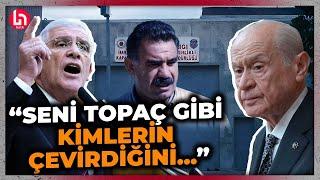 "SENİ TOPAÇ GİBİ..." Dervişoğlu, Bahçeli'yi yerden yere vurdu! Kürsüden ağzına geleni söyledi!