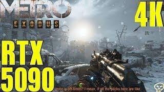 Metro Exodus Enhanced RTX 5090 Extreme Settings Performance 4K