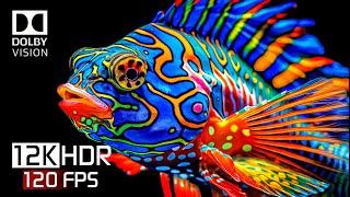 OLED TEST DEMO | BEST OF Color Art 12K HDR 120FPS | DOLBY VISION