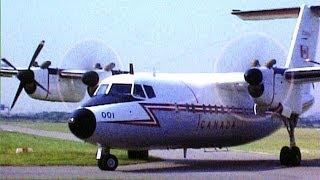 STOL Dash 7 - test flight Mannheim - Dortmund 1983