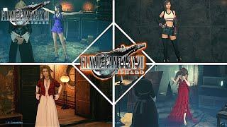 FF7R Idle Poses Animation - Tifa Lockhart, Aerith Gainsborough & Cloud Strife Final Fantasy 7 Remake