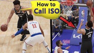 How do you call for ISO in 2k23?