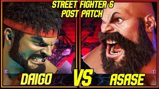 SF6 ▰ DAIGO ( RYU ) VS ASASE ( ZANGIEF )  ▰ STREET FIGHTER 6