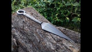 Как сделать кунай из Наруто | How to make kunai knife from Naruto