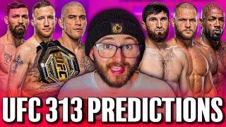 POATAN by HYPNOTISM (UFC 313 FULL CARD Predictions)