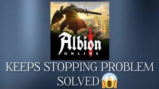 Solve "Albion Online" Keeps Stopping problem || SR27SOLUTIONS