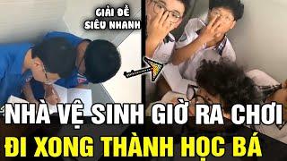 Nhà vệ sinh giờ ra chơi dạo này LẠ LẮM, mỗi lần vào là một lần mở mang được 1 mớ KIẾN THỨC | TÁM TV