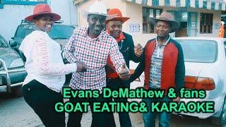 EVANS DE'MATHEW GOAT EATING PARTY WITH HIS FANS AND KARAOKE SHOW AT METROFILL CLUB- THIKA