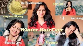 Winter Haircare Routine  Hair Transformation at home#apoorwavaish