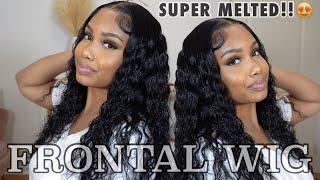 SUPER MELTED Pre Plucked Loose Deep Wave Wig | Beginner Friendly Install Tutorial | Ft. Wiggins Hair