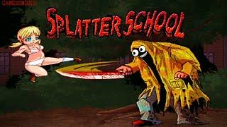 SPLATTER SCHOOL - A RABID MUTANT MANIAC IS TRYING TO DESTROY A YOUNG GIRL - GamePlay 2