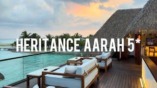 Heritance Aarah 5*, Maldives - full tour in 4k from premium all inclusive resort