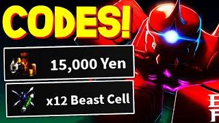 *NEW* ALL WORKING CODES FOR BEAST FORCE CODES! ROBLOX BEAST FORCE CODES!