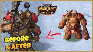 Ogre & Gnoll  - Side by Side Comparison | Warcraft 3 Reforged In-game Preview