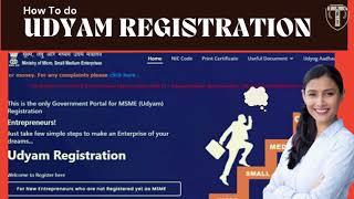 #UdyamRegistration Live Video with properly done on Portal. #startup #MSMEregistration #taxart