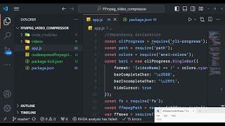 Build a Bulk Video Compressor in Terminal Using Fluent-FFMPEG With Progressbar in Node.js