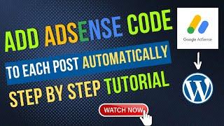 How to Add AdSense Code to WordPress Website 2024 | Insert AdSense Code in Every Post