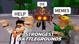 ROBLOX Strongest Battlegrounds Funny Moments (MEMES)