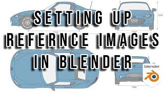 How to setup reference images in Blender 3.4