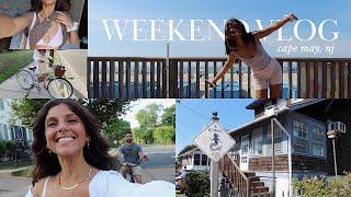 weekend vlog | cape may beach, new bike!, target swim