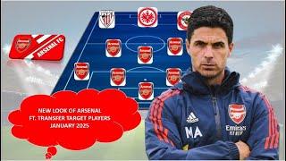 New look of ARSENAL With Transfer Targets & Their Position  ARSENAL Transfer News Today