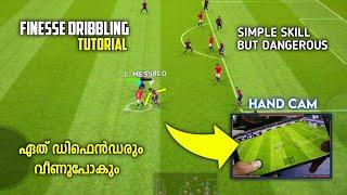 Pes 2021| Simple Skill Tutorial | Finesse Dribbling Tutorial | Pes 2021