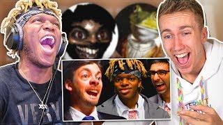 KSI & MINIMINTER Reacting to SIDEMEN Meme Edits